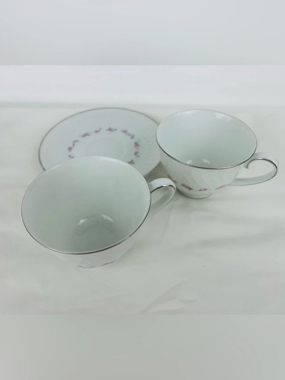 Noritake Vintage Cheri Fine China Cup/Saucer Set And One Additional Cup EUC
